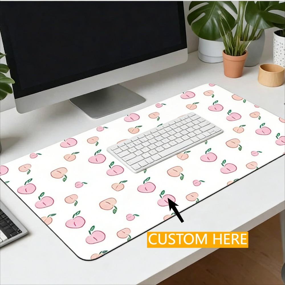 Home Textiles Fabric - 写真付きカスタムマウスパッド1枚 - ノートパソコン用のパーソナライズされたデスクマット、オフィス、ゲーム、ギフトに最適。 家の装飾に最適