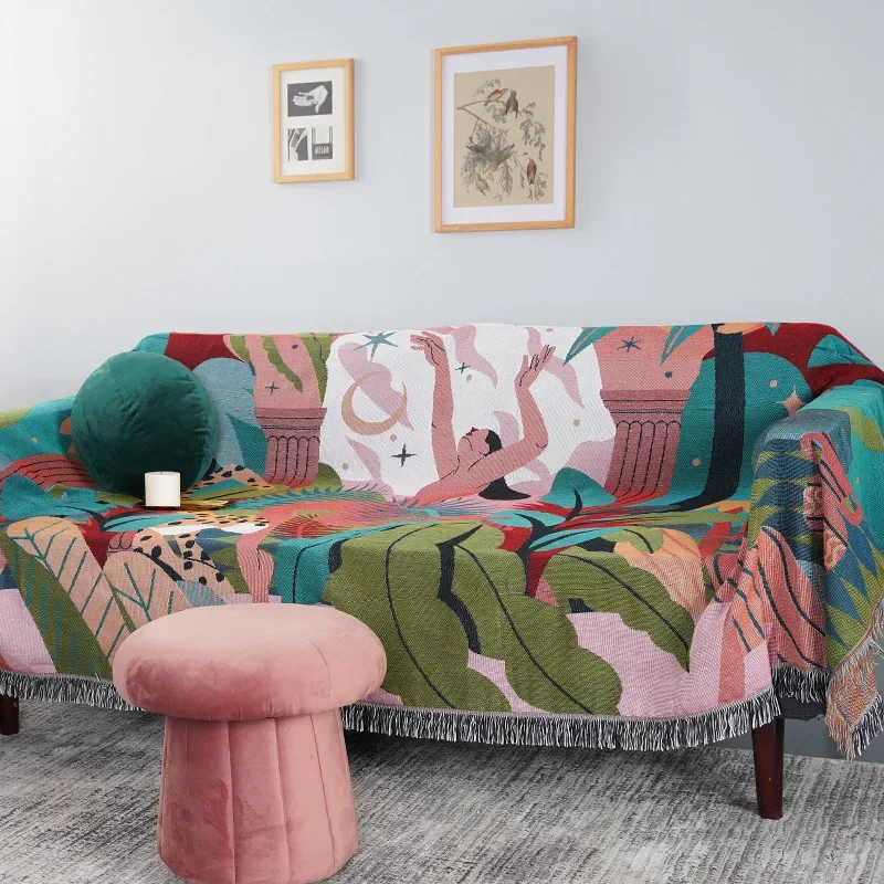 家のための装飾的なタッセル付きの2つのサイドカバー,都市の森 - Home Textiles Trends のレビューと価格
