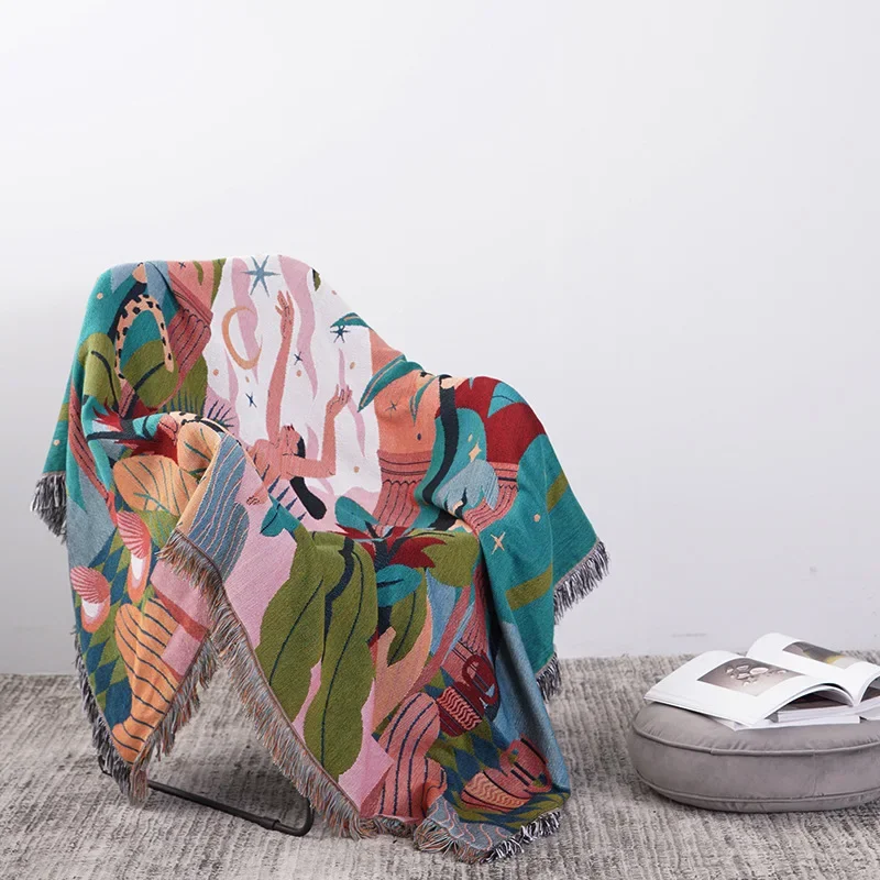 家のための装飾的なタッセル付きの2つのサイドカバー,都市の森 - Home Textiles Trends のレビューと価格