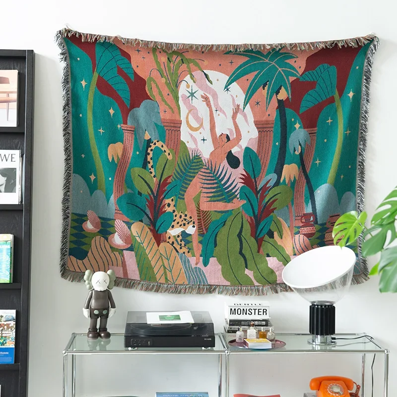 家のための装飾的なタッセル付きの2つのサイドカバー,都市の森 - Home Textiles Trends のレビューと価格