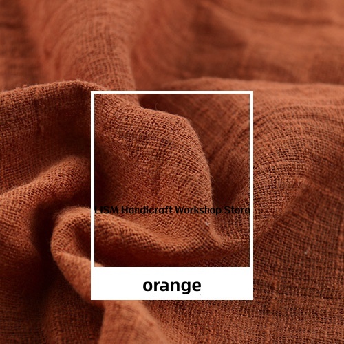 天然洗浄リネン生地複数色ソフトしわ加工生地女性服ホームテキス - Home Textiles Fabric のレビューと価格