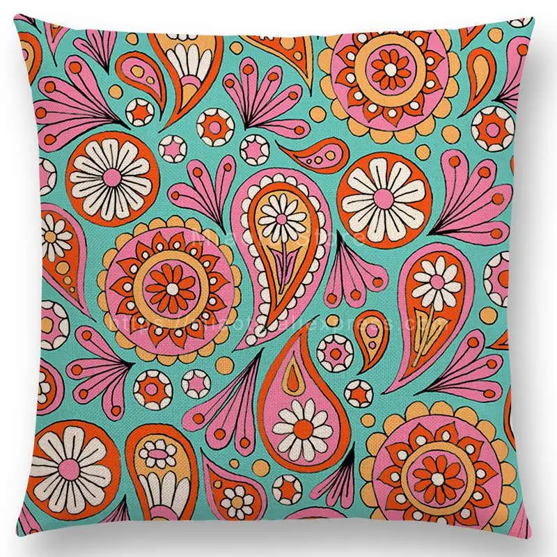 ボヘミアン カラフル サンライズ レインボー柄 ショートプラ - Sunrise Home Textiles & Apparel のレビューと価格