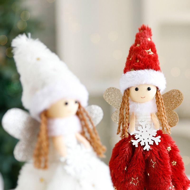 クリスマスぬいぐるみエンジェル人形オーナメント、2025年最 - Home Textiles Trends のレビューと価格
