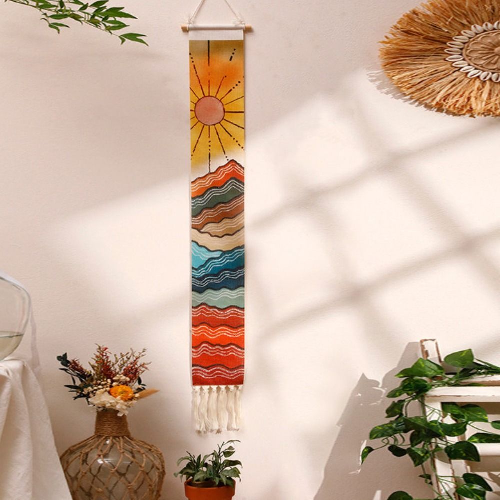 マクラメの壁のタペストリー,家の装飾,自由奔放に生きる家の装 - Sunrise Home Textiles & Apparel のレビューと価格